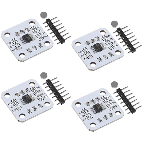 4Pcs AS5600 Magnetic Encoder Magnetic Induction Angle Measurement Sensor Module 12bit high Precision