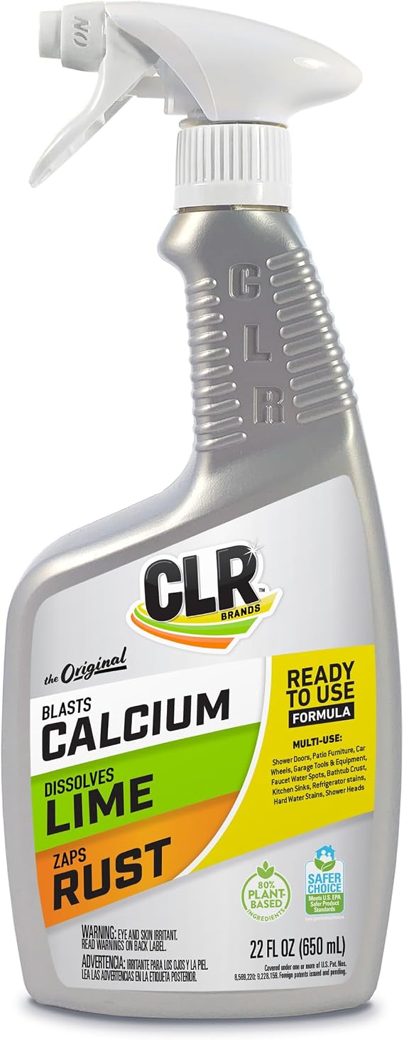 CLR Brands Calcium Lime & Rust Remover 22 oz. Spray Bottle,