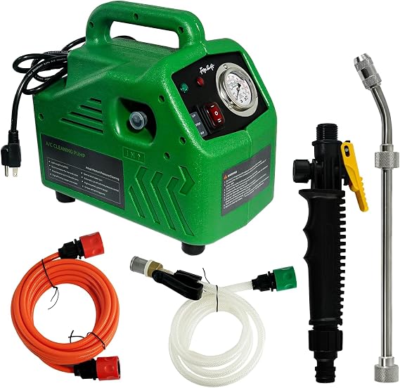ZPB140 Port A Blaster HVAC Coil Cleaning, Portable Pressure Washer & Coil Jet Cleaner for AC Unit, 120V 80W with 4L/min Flow Rate & 0.7-1.0MPa Working Pressure, for Indoor or Outdoor Use
