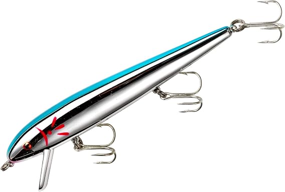 Cotton Cordell Red Fin Fishing Lure - Chrome/Blue Back - 5 in, 5/8 oz, (C0906)