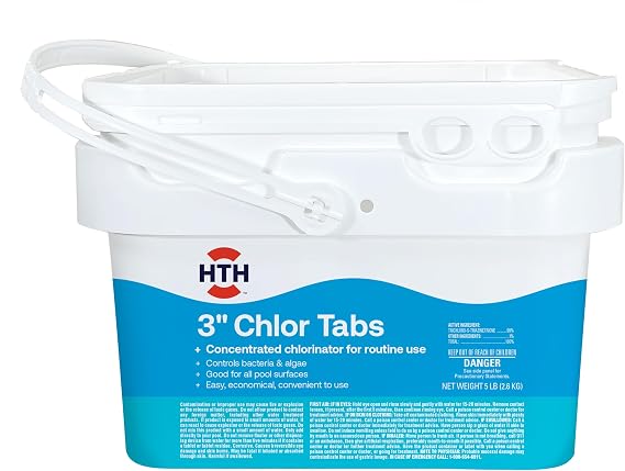 HTH 42064, Swimming Pool Care 3" Chlorine Shock Individually Wrapped