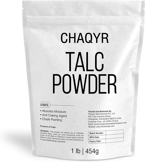 Talc Powder 1 lb Talcum Powder | No Fragrance | Cosmetic Formulations Chalk Painting AntiCaking Agent Deodorant Soap Making