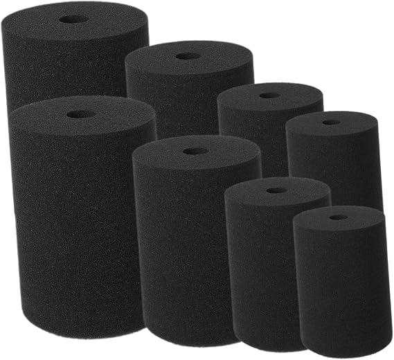 Tumbler Turner Sponge Set 8 Pack Rotating Cylinder Sponges for Tumbler Non-Slip and Noise Reduction for DIY