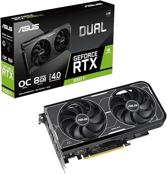 ASUS NVIDIA GeForce RTX 3060 TI OC Edition 8GB Video Card DUAL-RTX3060TI-O8GD6X / Domestic Authorized Dealer