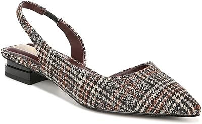 Franco Sarto Womens Tyra Low Block Heel Slingback Pump