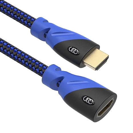 Ultra Clarity Cables HDMI Extender Male to Female Extension Cable 6 FT 2PCS
