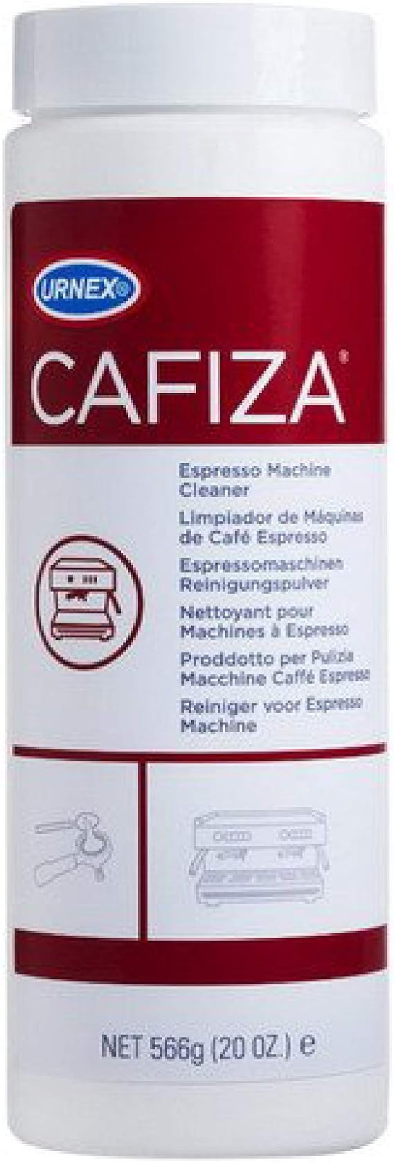 Urnex Cafiza Espresso Machine Descaler & Cleaner 20oz Bottle (Case of 12)