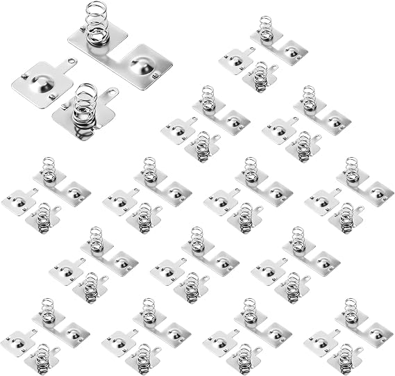 15Pairs Battery Springs, AA Battery Contacts Plate, 12x11 & 12x28mm