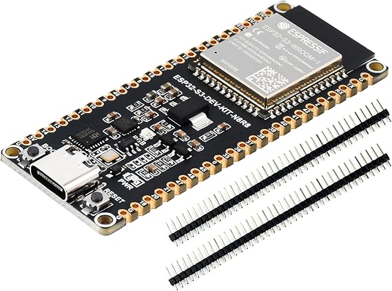 ESP32-S3-DEV-KIT-N8R8 ESP32-S3 Microcontroller 2.4GHz W-i-F-i and Blue-Too-th LE Dual-Mode Development Board, 240MHz Dual Core Processor, ESP32-S3-WROOM-1-N8R8 Module, 8MB PSRAM, 8MB Flash