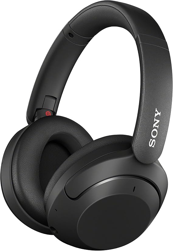 Sony Extra BASS Noise Cancelling Headphones, Wireless Bluetooth Over The Ear Headset with Microphone and Alexa Voice Control, WH-XB910NB.CE7 - Onyx Black