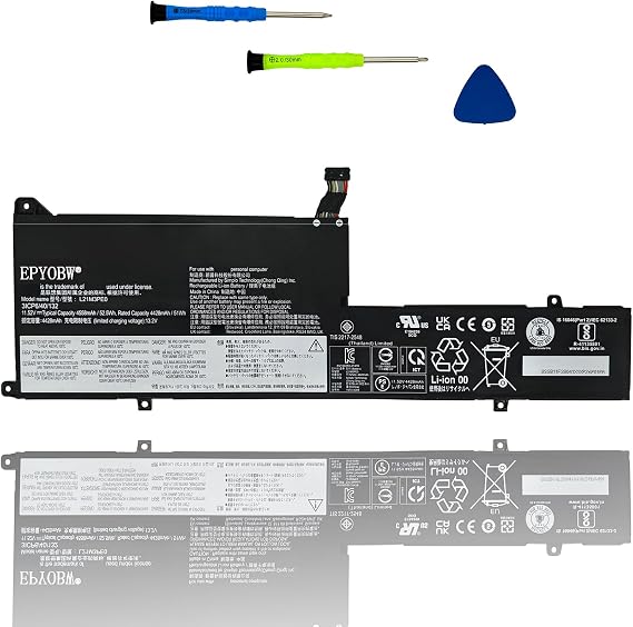 L21M3PE0 Laptop Battery 52.5Wh Compatible with Lenovo IdeaPad Flex 5-14IAU7 5-14ALC7 5-14ABR8 5-14IRU8 / Flex 7-14IRU8 5-14ALC7 Series L21C3PE0