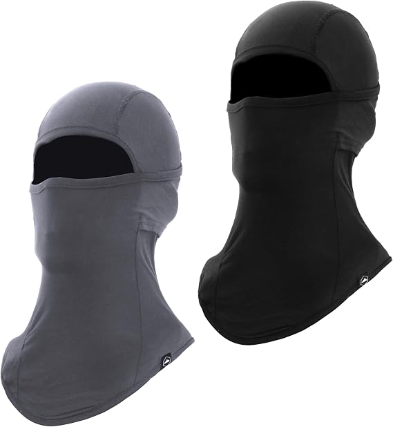 Tough Headwear Balaclava Ski Mask - Breathable Face Mask for Men - Flexible Hinge Full Face Cover - Windproof Motorcycle Gear
