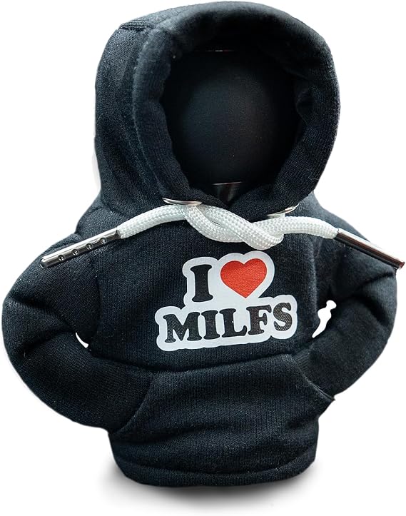 Billetworkz Shift Knob Hoodie, Mini Gear Shift Hoodie, I <3 Milfs