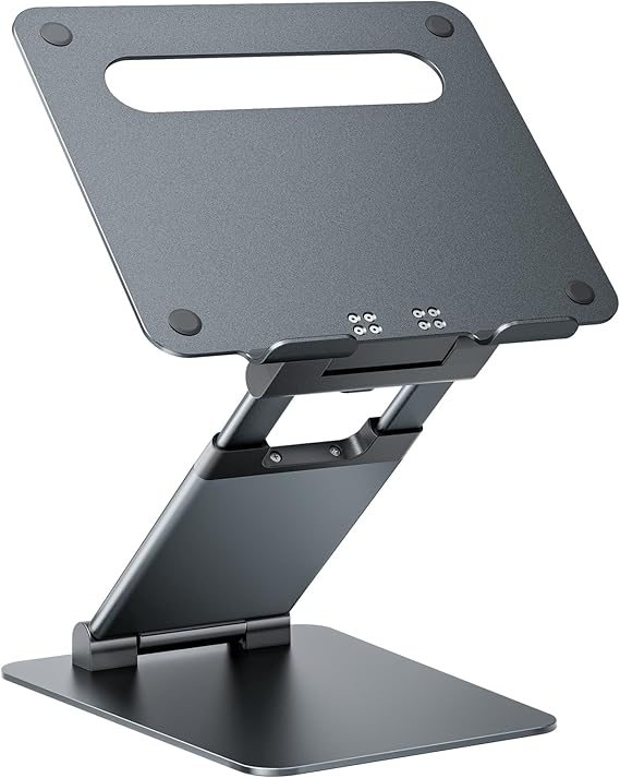 Nulaxy Pull-Out Height Adjustable Laptop Stand for Desk, 22 LB Support