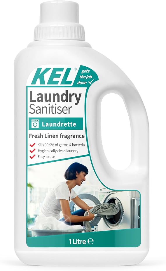 KEL - Laundry Sanitiser | Anti-bacterial Liquid Cleaner/Cleanser Additive - 1 Litre