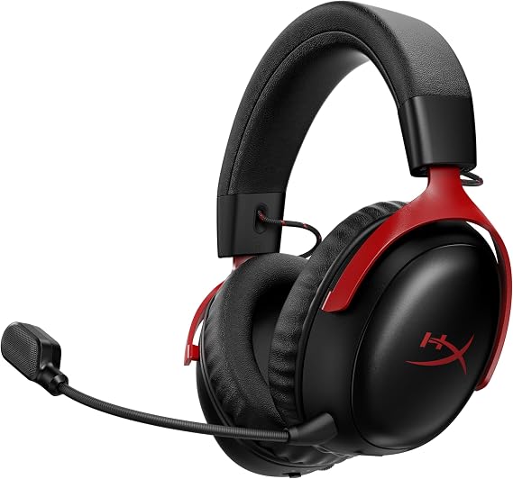 HyperX Cloud III S Wireless Black-Red Gaming Headset Wireless Gaming Headset