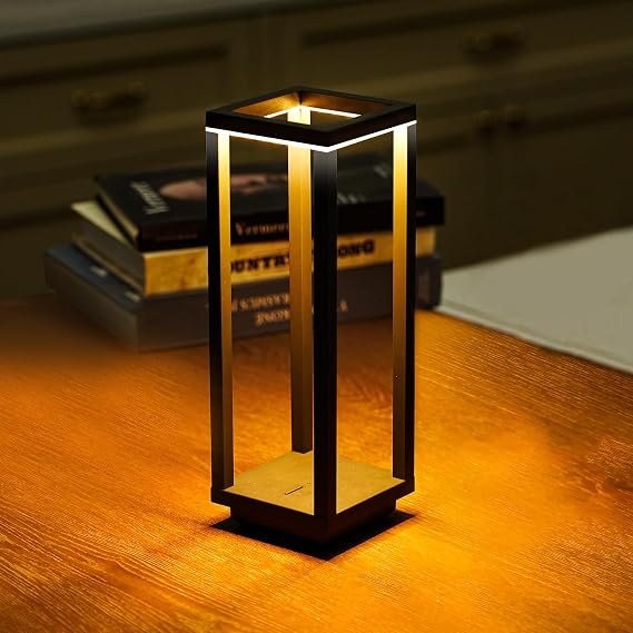 Cordless Table Lamp Rechargeable, 10" Portable Table Light