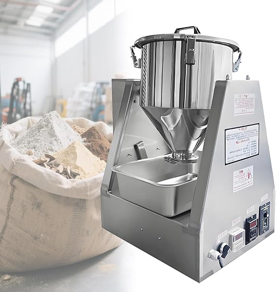 Laboratory Mixing Equipment,Dry Powder Mixer,Cone Shape Electric Spice Granule Mixer,for Dry Powder/Granular Materials(5L)