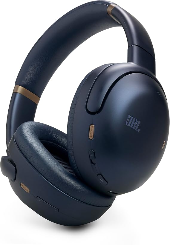 JBL Tour One M3, Wireless Over-Ear Bluetooth Headphones, Blue | True Adaptive Noise-Cancelling, 70 Hours of Playtime, Comfortable Fit, JBL Spatial 360 Sound with Head Tracking