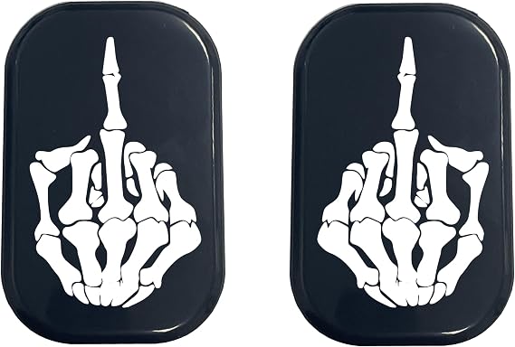 Kustom Cycle Parts Flip Off Antenna Hole Plug. Fits 2006 to 2023+ Harley Touring. Road Glide, Street Glide, Road King