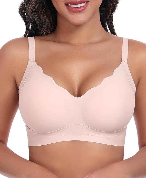 Ganado Wireless Jelly Bras for Women Seamless Bra