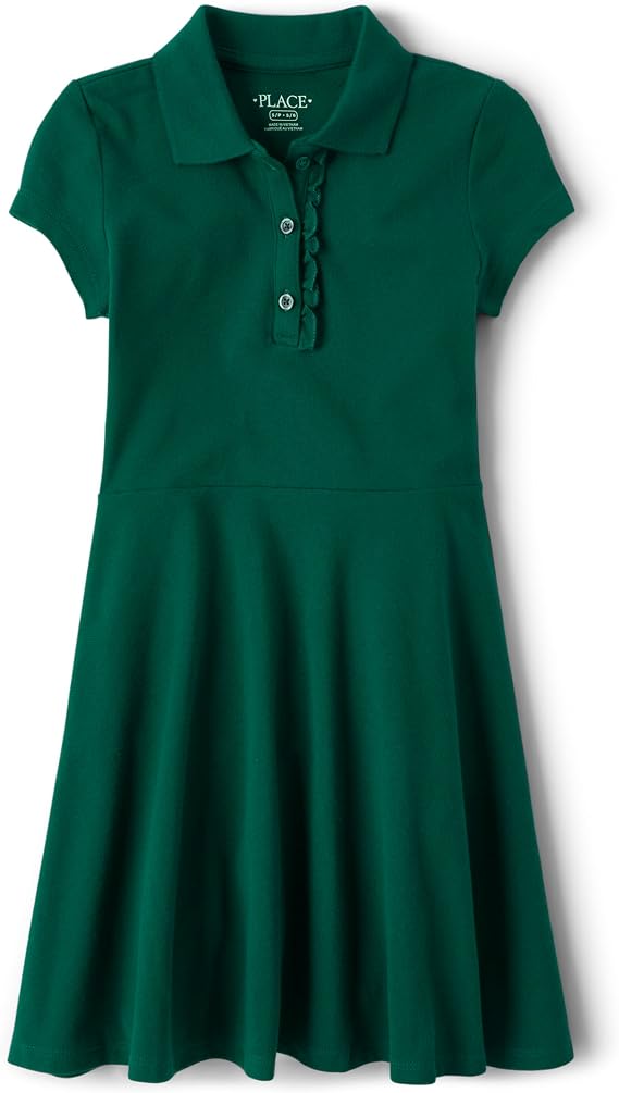 The Children's Place Girls' Pique Polo Dress