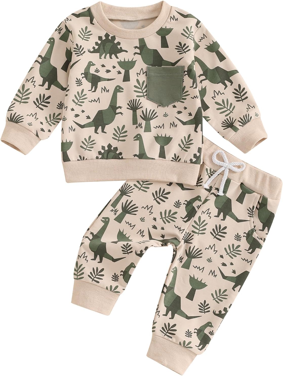 Toddler Baby Boy Clothes Set Letter Long Sleeve Crewneck Sweatshirt Top Casual Pants Set Cute Fall Winter Outfits