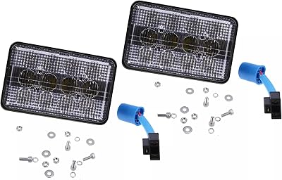 2PCS LED Headlight 353656A1 Compatible for CASE Tractor 885 685 585 485 385 1294 1690 2090 2094 2290 2394 2870 3294 4490