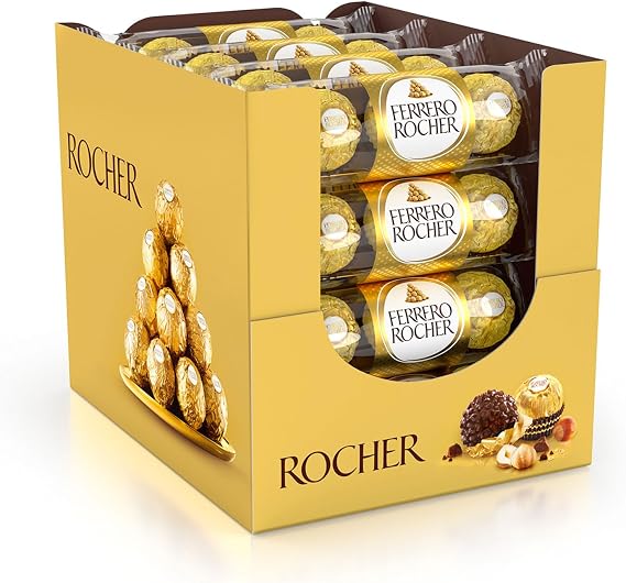 Ferrero Rocher Çikolata 3'lü 37,5 Gr 16 Adet