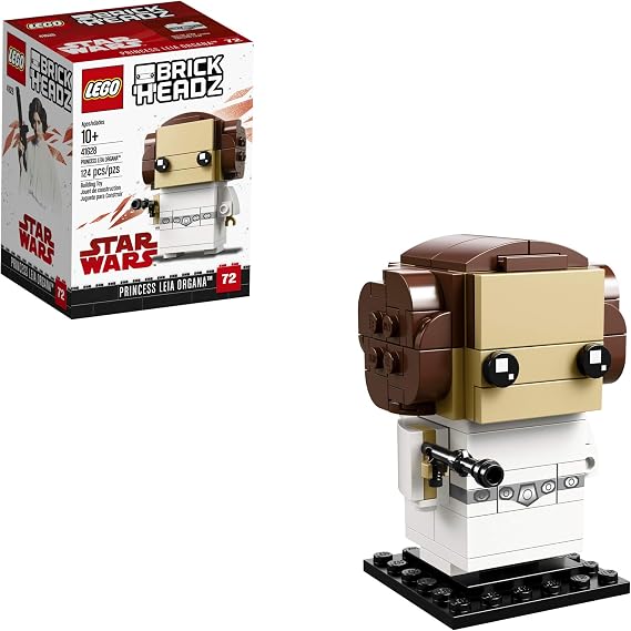 LEGO 6225350 Brickheadz Princess Leia Organa 41628 Building Kit, Multicolor