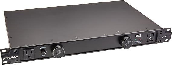 Furman PL-8C Classic 15A Power Conditioner, 9 Outlets & LED Rack Lights