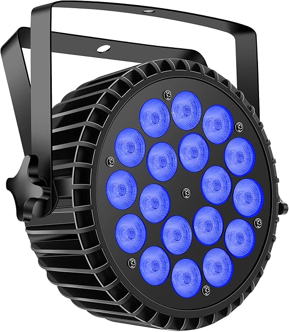 Par Lights LED Stage Lights, U`King 12Wx18 RGBW Uplight Stage Lighting Effect by DMX and Sound Activated Control Wash Light for Wedding Parties Church Club DJ Live Show