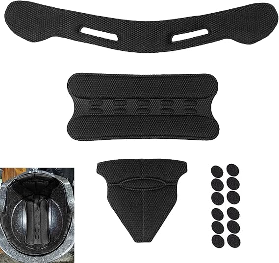 Motorcycle Helmet Liner Replacement for Bell Moto-10 Spherical Bullitt GT Race Star DLX Flex, Comfortable and Breathable Helmet Liner Pad, Washable Removable Helmet Protection Liner Cushion