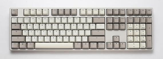 Ducky Origin Mechanical Gaming Keyboard, Cherry MX Silent Red, Vintage