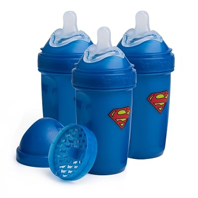 Herobility Double Anti-Colic Baby Bottles – 8.5 fl oz240ml – 3-Pack