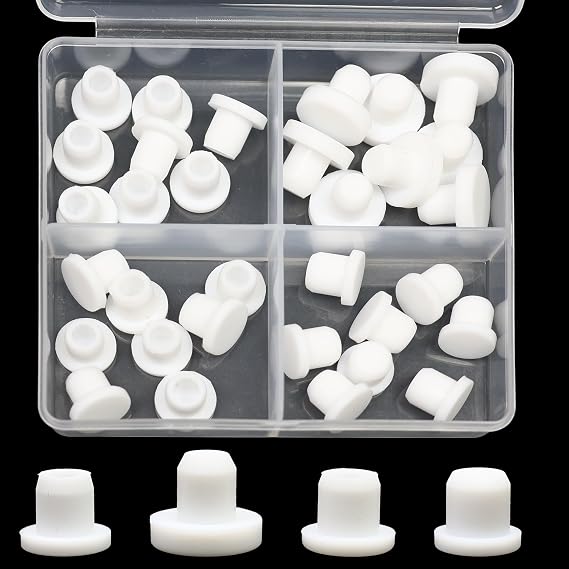 EASYEAH 4 Sizes 7.8/8/8.3/8.5 mm Silicone Plugs 5/16 in