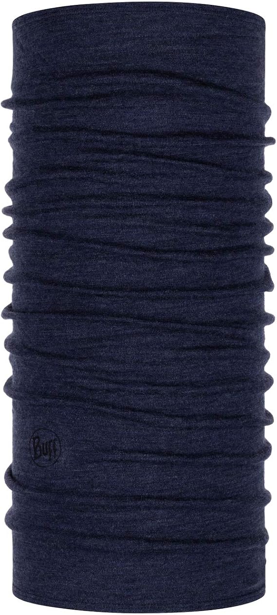 Buff Midweight Merino Wool Headwear ~ Night blue melange