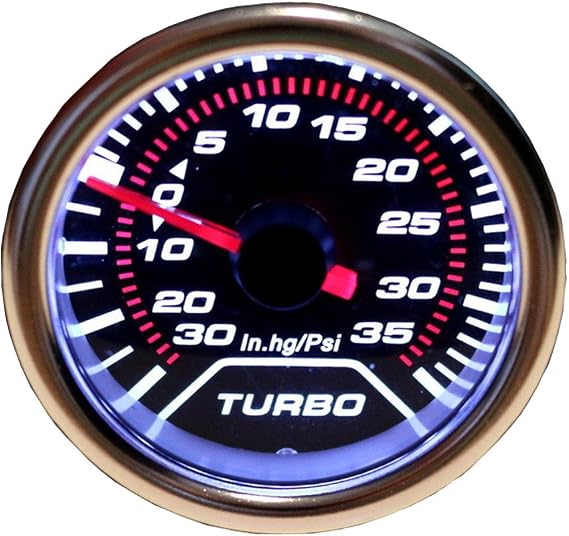 ETOPARS Car Smoke Tint Tint Len 2" 52mm Psi Turbo Boost Gauge Meter
