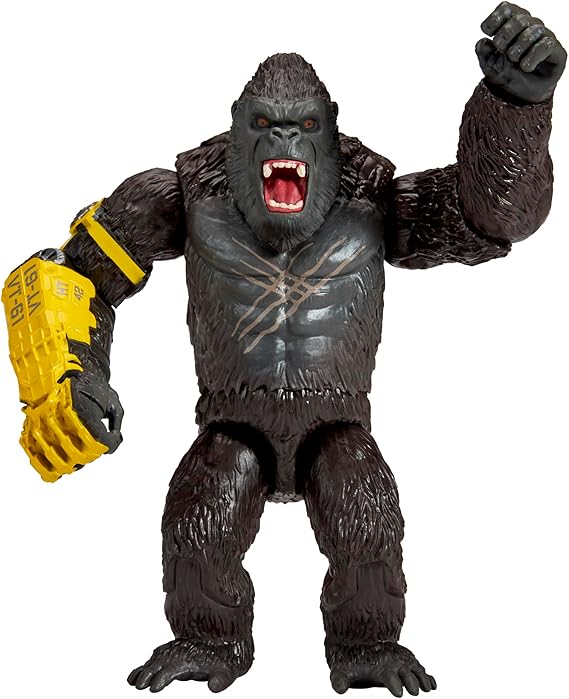 Monsterverse Godzilla for Kong The New Empire - MN303300Kong 15 cm Mafsallı Aksiyon Figürü Koleksiyonu, Son Derece Detaylı ve Aksesuarlı, 4 Yaş ve Üstü Çocuklar İçin,