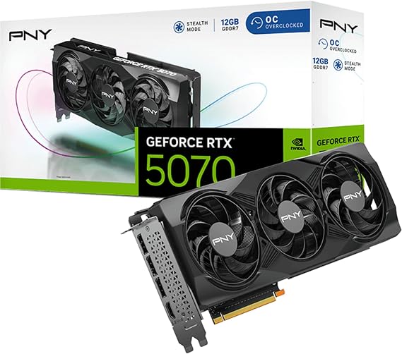 PNY GeForce RTX 5070 OC Graphics Card