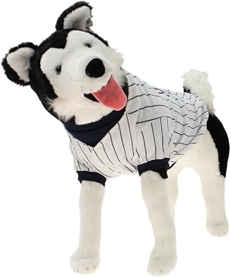 MLB Baseball Striped Dog Jersey, New York Yankees