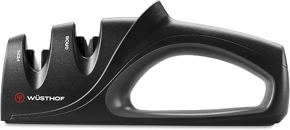 WUSTHOF 2-Stage Hand-Held Sharpener, Black