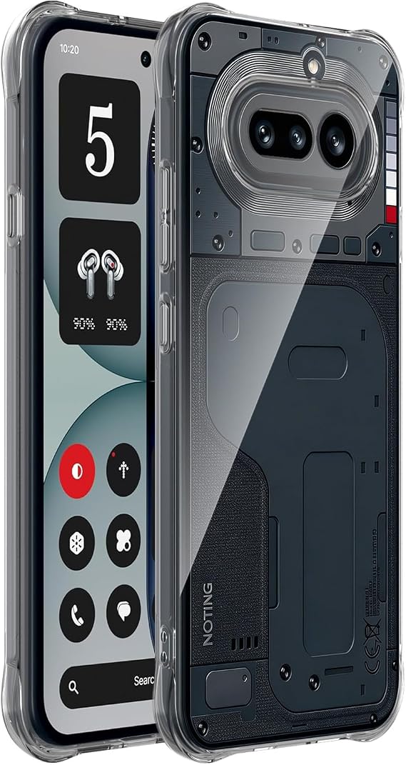 Case for Nothing Phone 4a Protection, Clear Phone Case, Bumper Slim Fit Shockproof Flexible TPU Case, Transparent