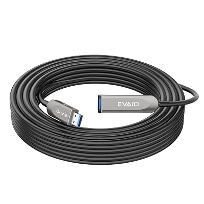 Fiber Optic USB Extension 100 Feet Cable,USB Extender, Support USB 3.0 & 2.0 & 1.1 &1.0, Type A Male to Female, High Speed 5Gbps Data Transfer