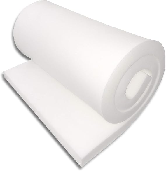 FoamTouch Upholstery Foam Cushion High Density 4" Height x 24" Width x 96" Length