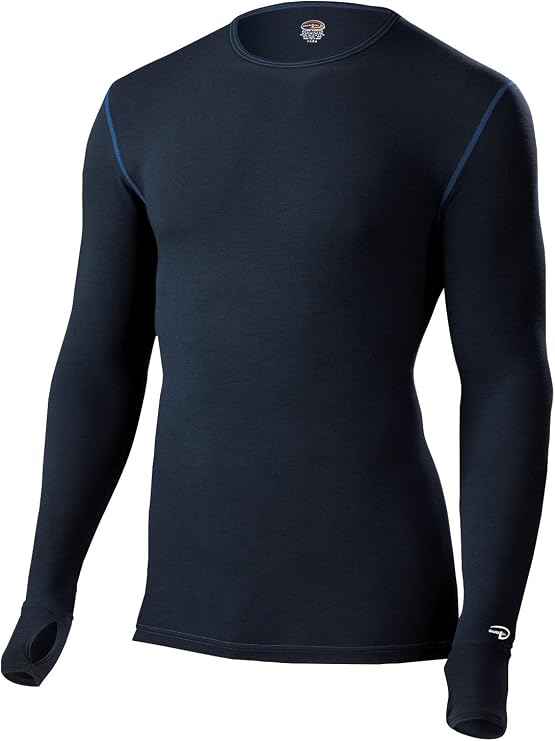 Duofold Men's Dri-Release Wool Mid Weight Single-Layer Thermal Tagless Crew