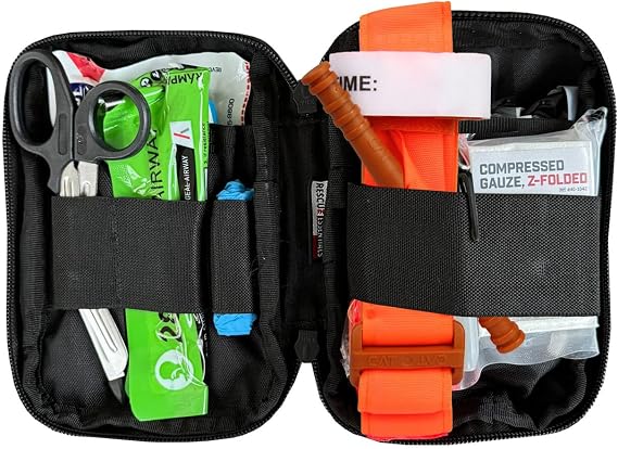Rescue Essentials CFAK (Compact Individual First Aid Kit) with CAT Tourniquet