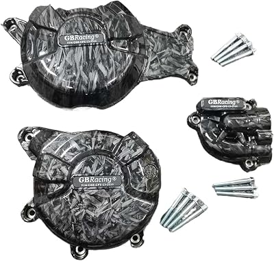 Engine Timing Part Covers for Yamaha MT07XSR700 2014-2023 FZ-07MT-07 Tracer 14-23 TENERE 700 Motorcycles Engine Protective Cover Engine Guards Starter Cover Color : Type c 3 Pieces