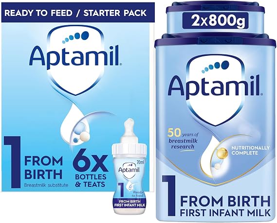Aptamil 1 First Newborn Starter Baby Milk Formula Bundle