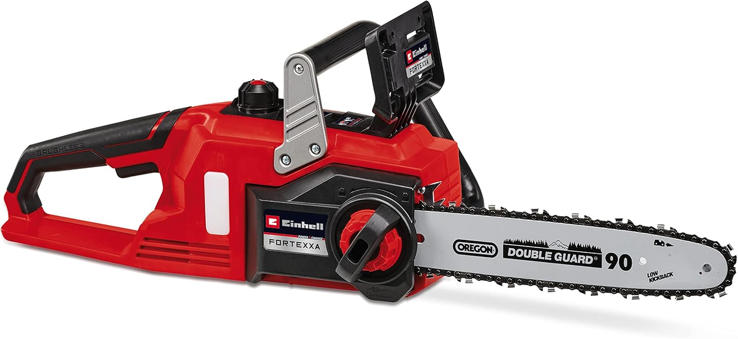 Einhell Cordless Chainsaw 18V Power X-Change, 14 Inch 30cm Oregon Bar and Blade Chain, Tool-Free Tensioning, Kickback Protection, Without Battery FORTEXXA 1830 Solo